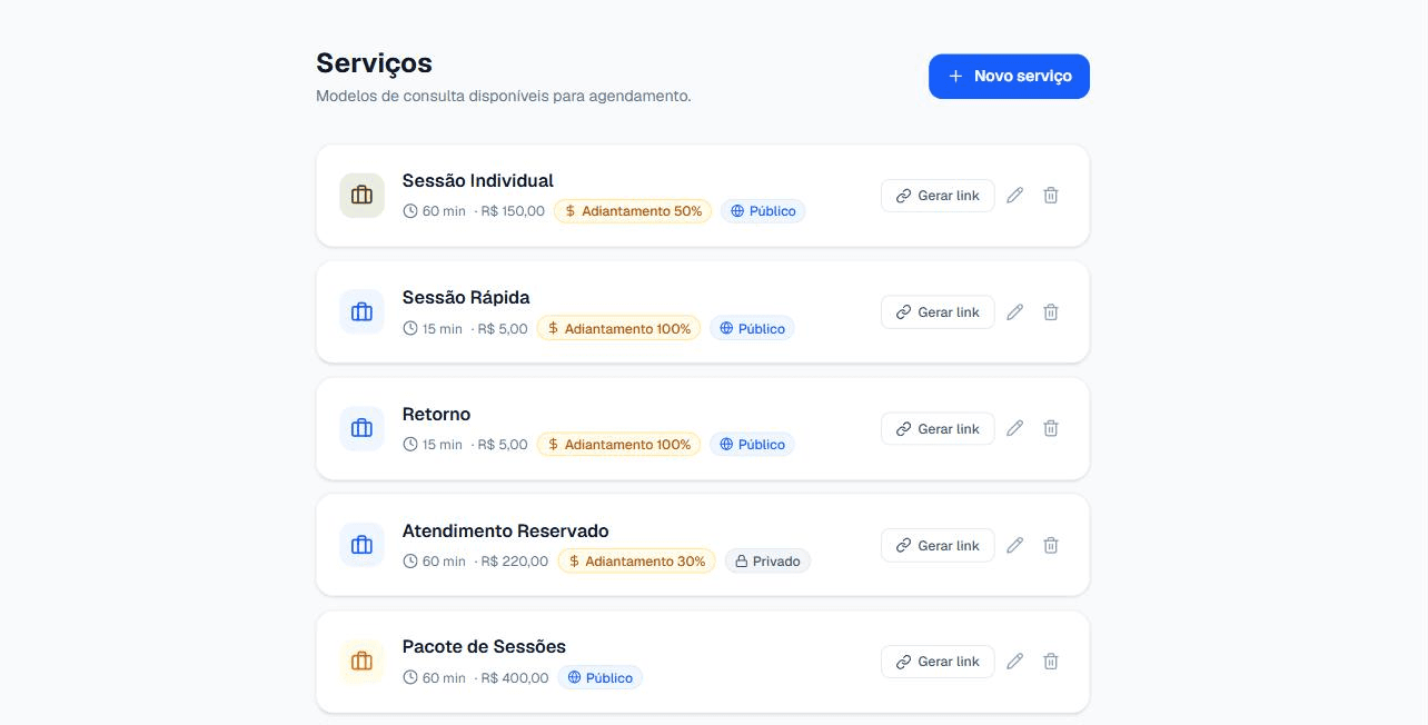 Serviços do agende-me